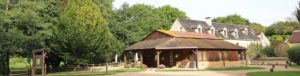 Vue lodge et moulin de gémages