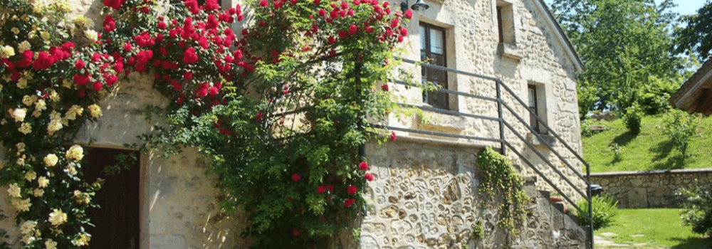 View of the gîte, former home of the miller